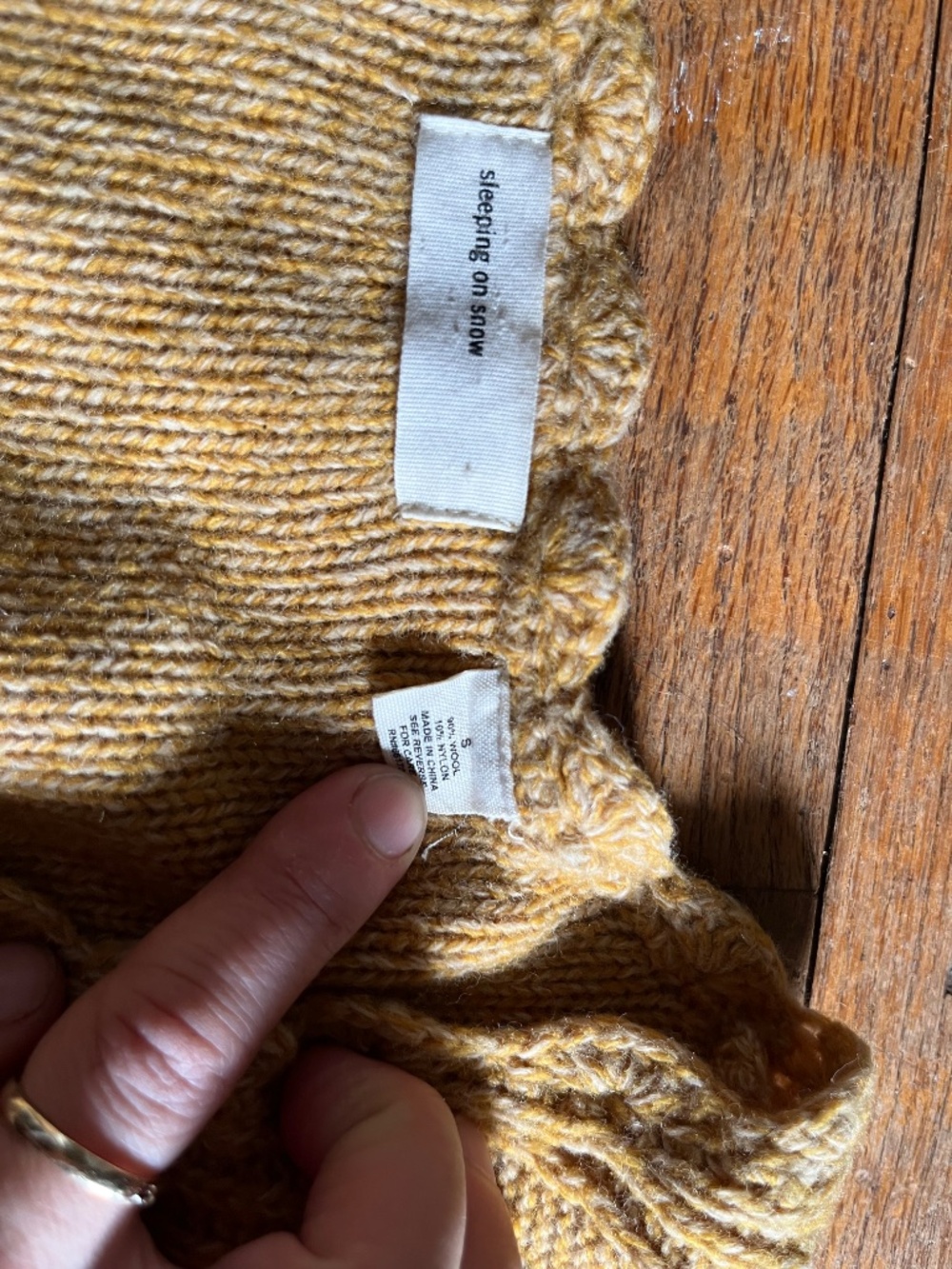 Last Chance! Anthro Sleeping on Snow Peplum Cardigan Sweater - Picture 3 of 3